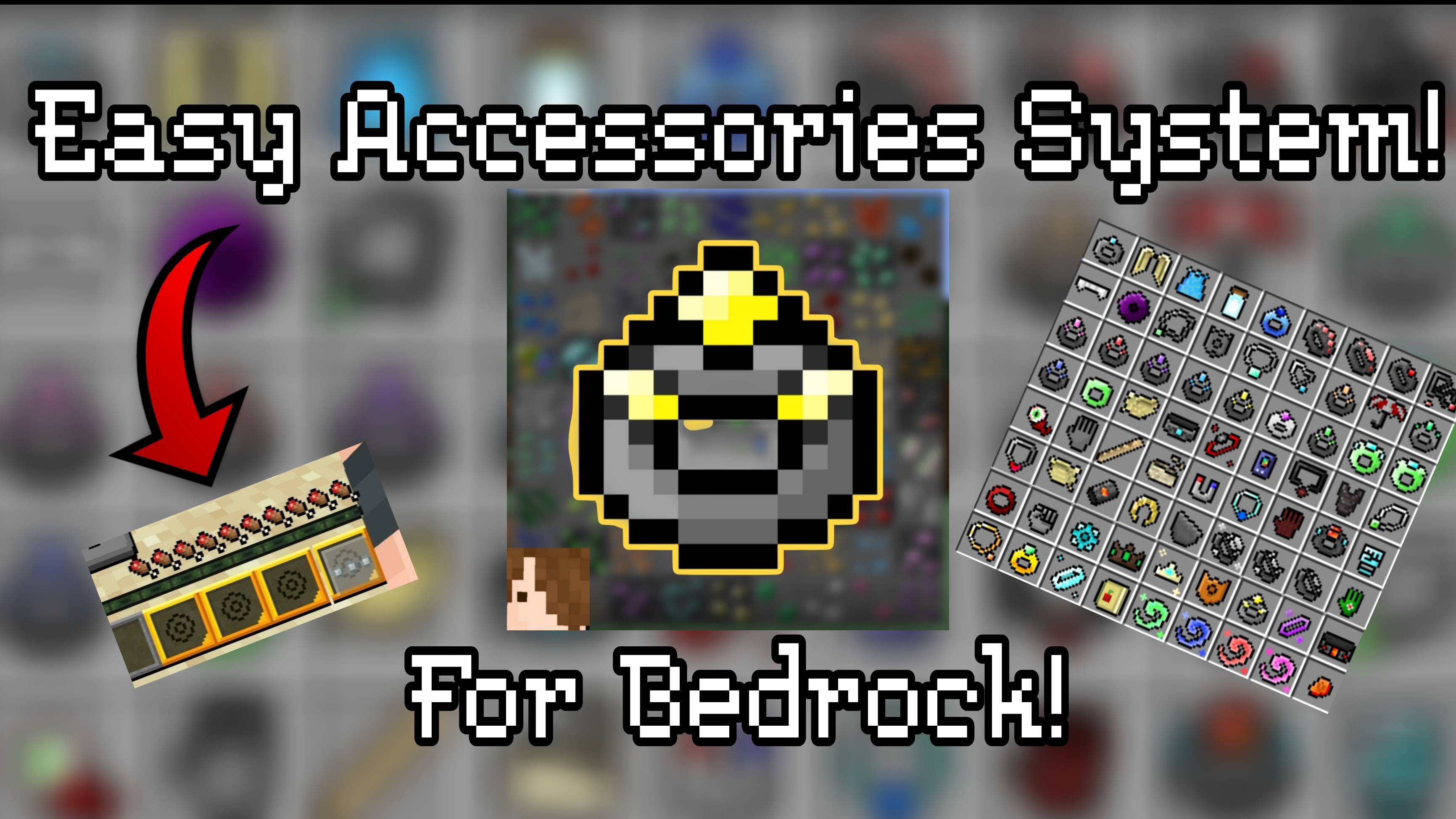 Easy Accessories! (bedrock accessories system) — screenshot 1