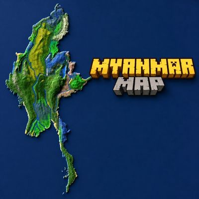 Myanmar Map By M_Crafter