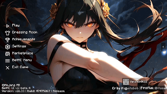 Animated Menu: Yor UI | Anime Girl UI — screenshot 2
