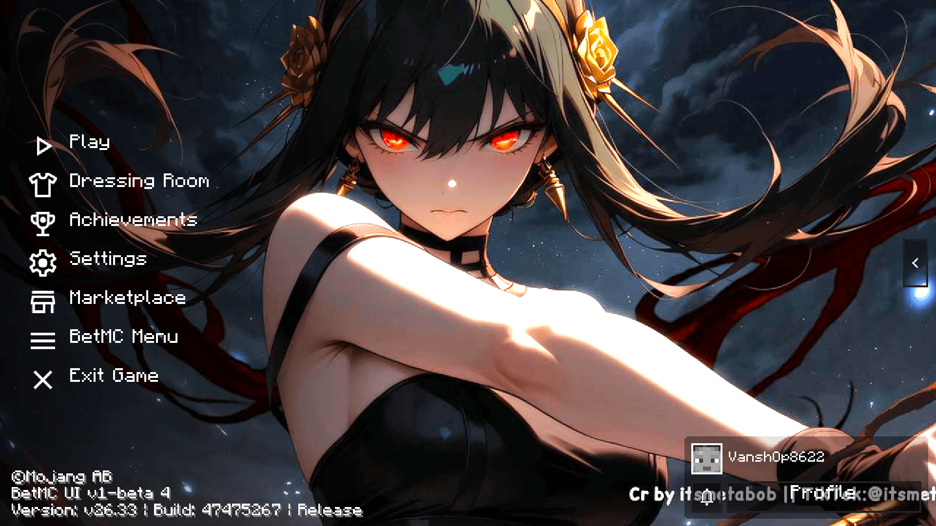 Animated Menu: Yor UI | Anime Girl UI — screenshot 3
