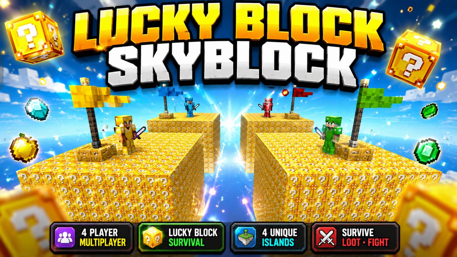 Lucky Block Skyblock — screenshot 1