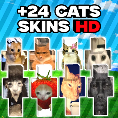 Famous cats memes stickers skins 2 HD