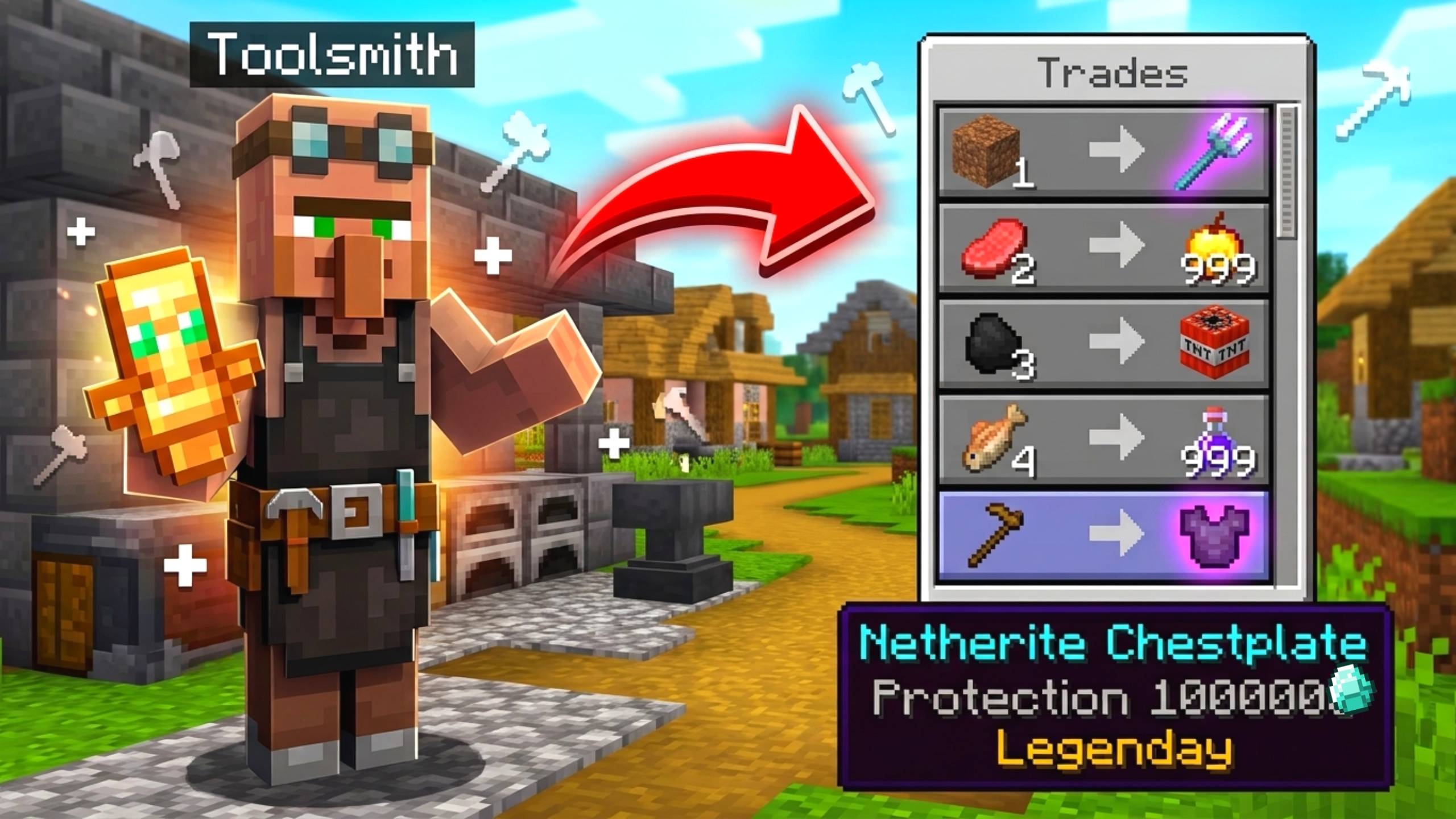 Villagers Trades Are Super OP ! — screenshot 1