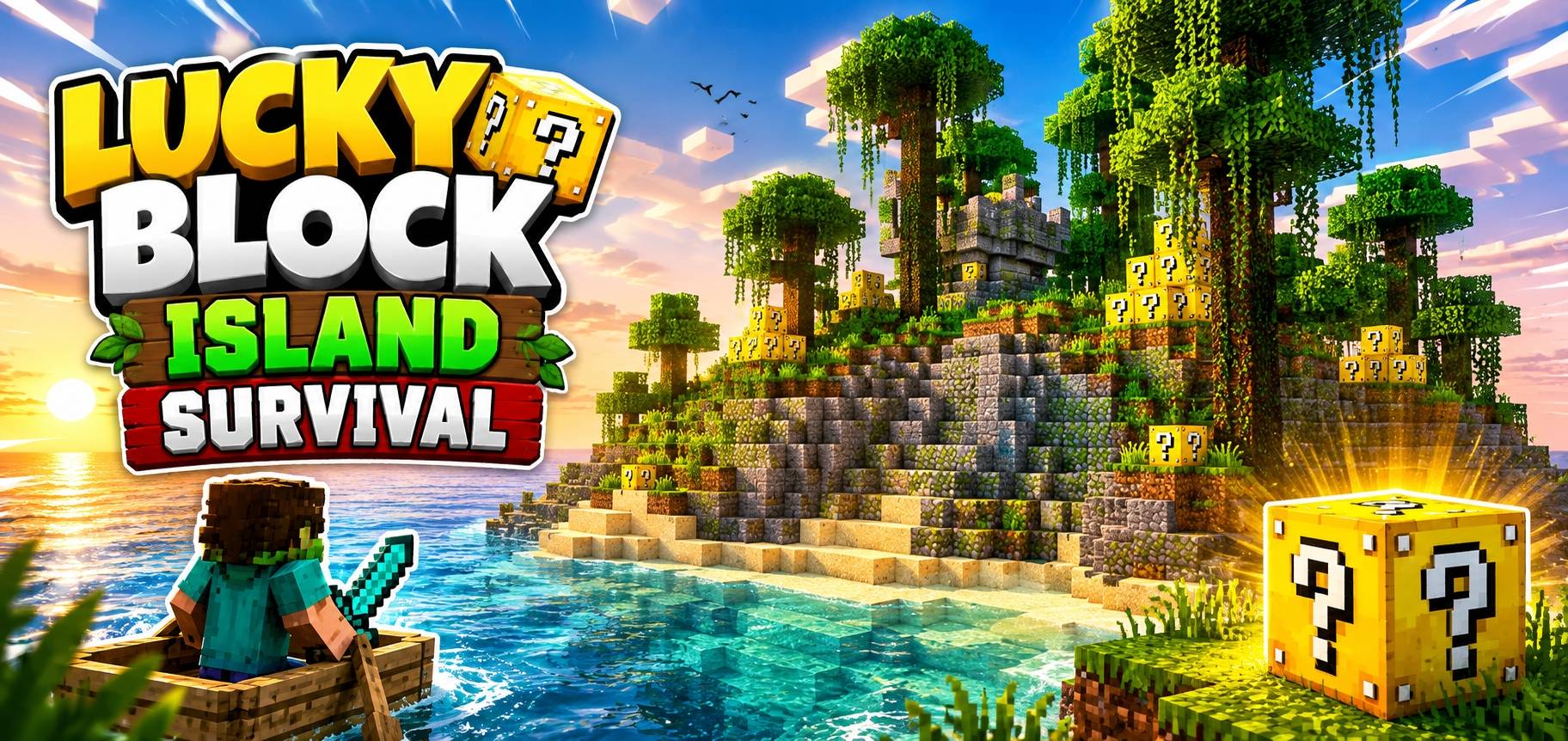Lucky Block Island Survival — screenshot 1