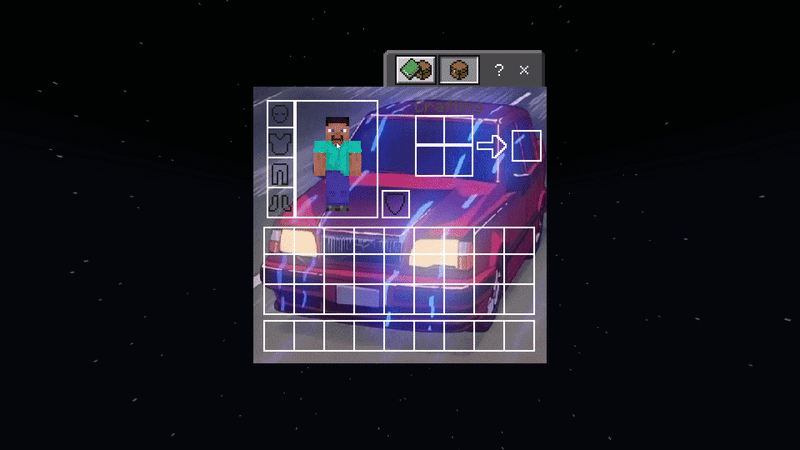 Retro Anime Car UI Inventory — screenshot 1