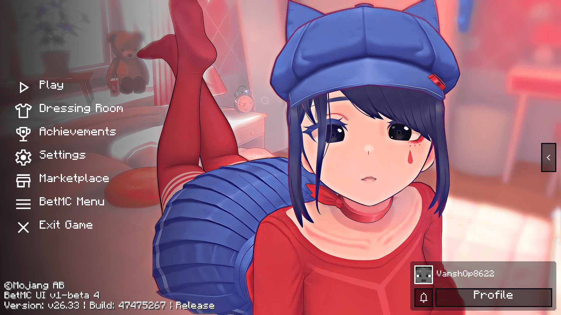 Animated Menu: Mita UI | Anime Girl UI — screenshot 2