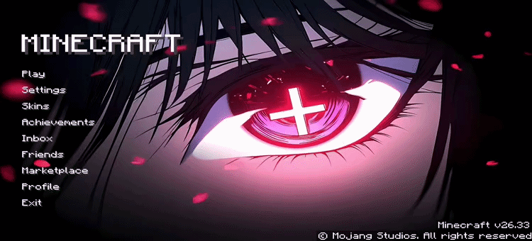 Animated Menu: Anime Girl Eye Blinking — screenshot 1
