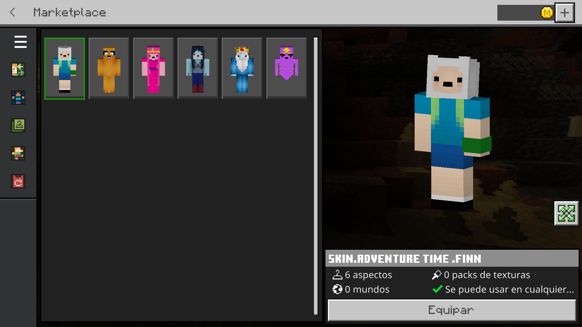 Adventure Time Skins — screenshot 2