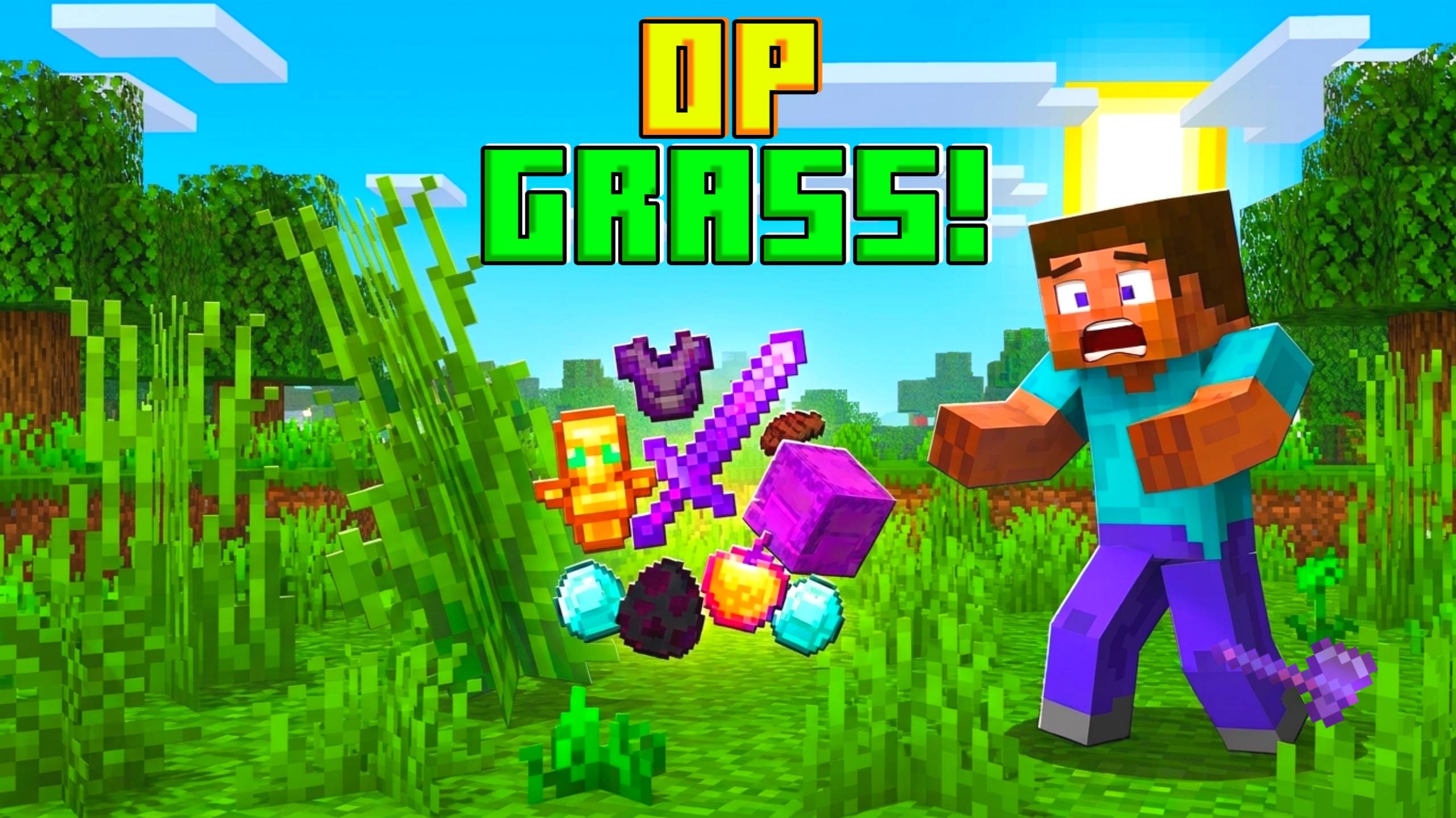 Grass Drops OP Items! — screenshot 1