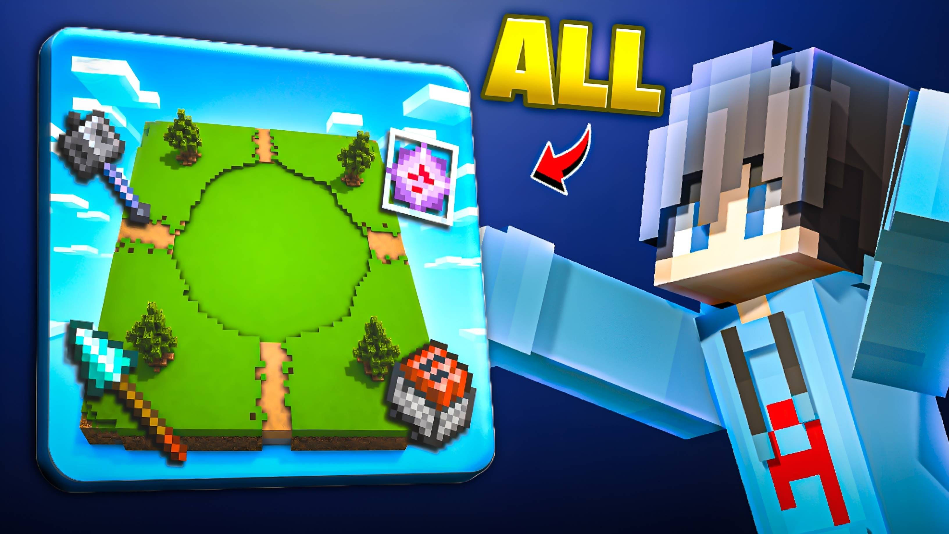 All in One Map V2 | 50+ Games, Bot PvP, MLG, Races & Boss Fights — screenshot 1