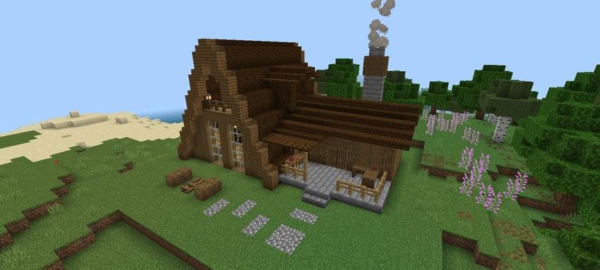 Survival Hardcore Starter House 🌲⚡ [Achievements On / Bedrock Edition] — screenshot 2