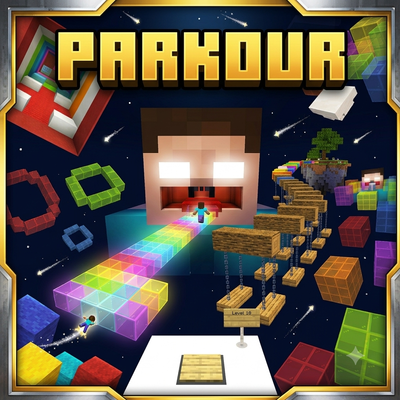 Easy Parkour Challenge 🌈