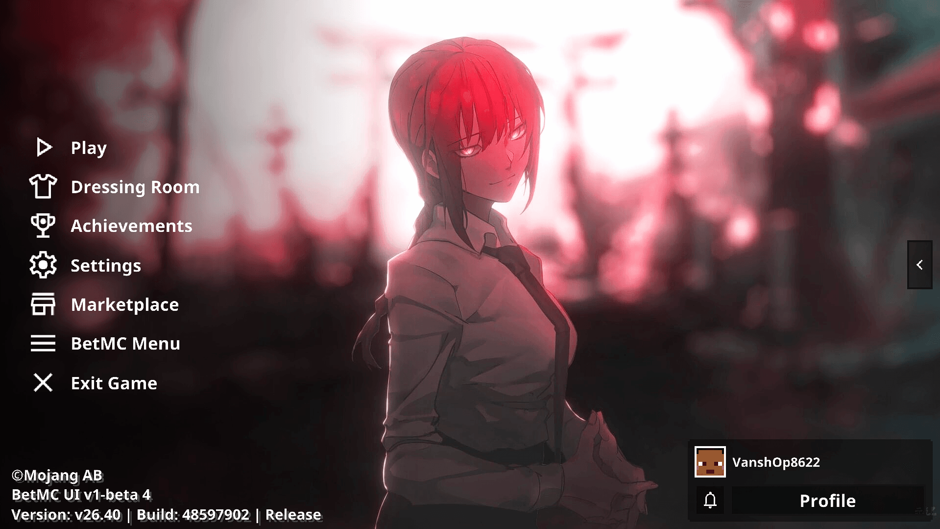 Animated Menu: Makima UI | Anime Girl UI — screenshot 3