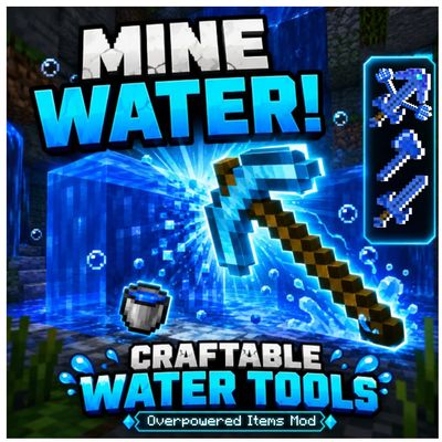 Craftable Water Tools!