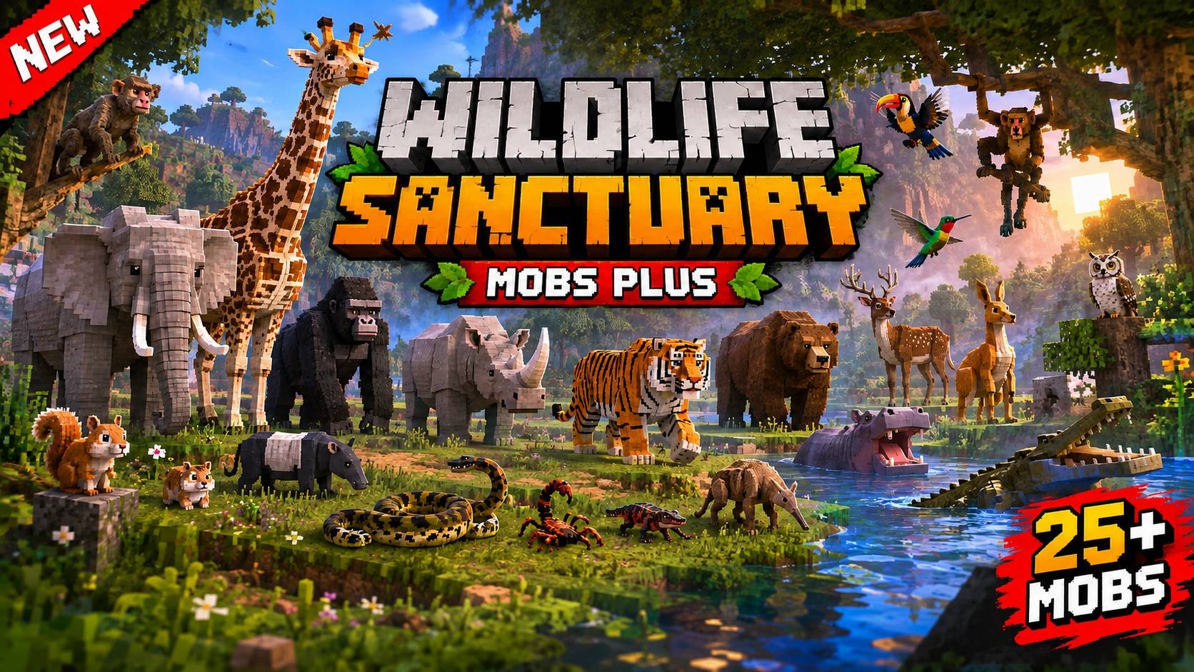 Wildlife Sanctuary Mobs Plus Add-on By Neq — screenshot 1