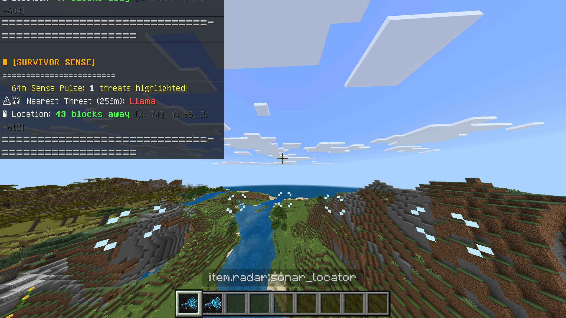 Survivor Sense Addon by Srkuls — screenshot 3
