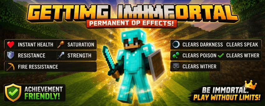 Getting Immortal: Permanent OP Effects — screenshot 1