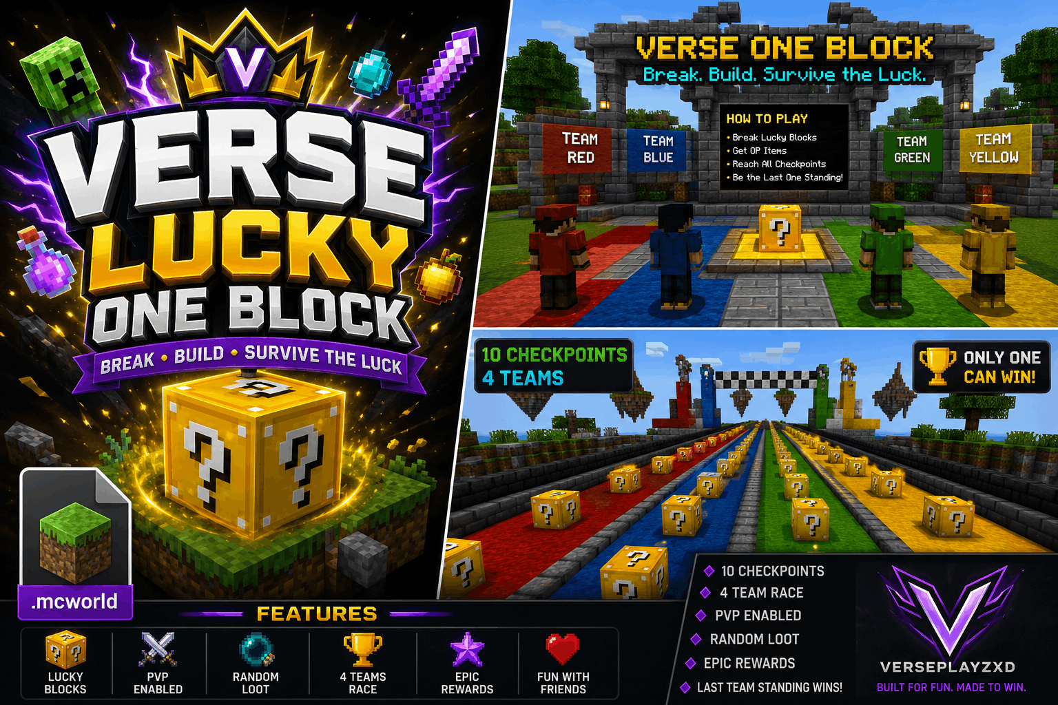 Lucky One Blocks — screenshot 1
