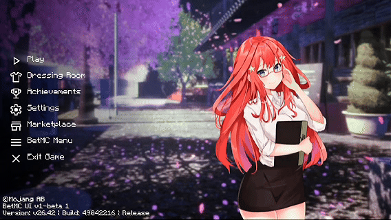 Animated Menu: Itsuki UI | Anime Girl UI — screenshot 2