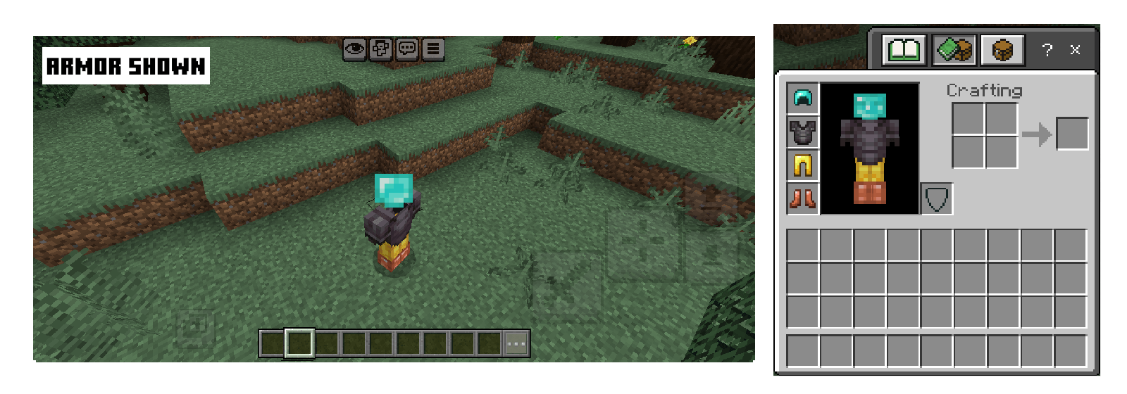 Invisible skins | hide player armor and items — screenshot 3
