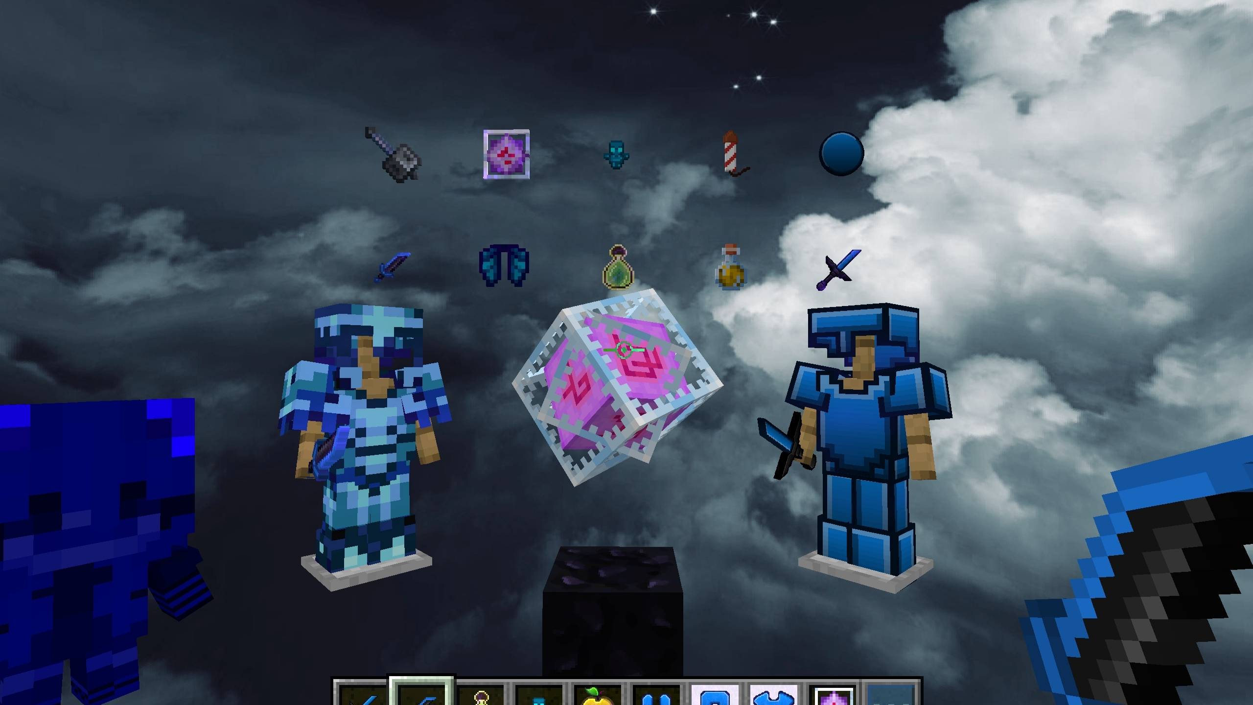 Blue Anime PvP UI — screenshot 1