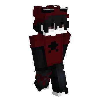 Red Black Anime Skin — screenshot 2