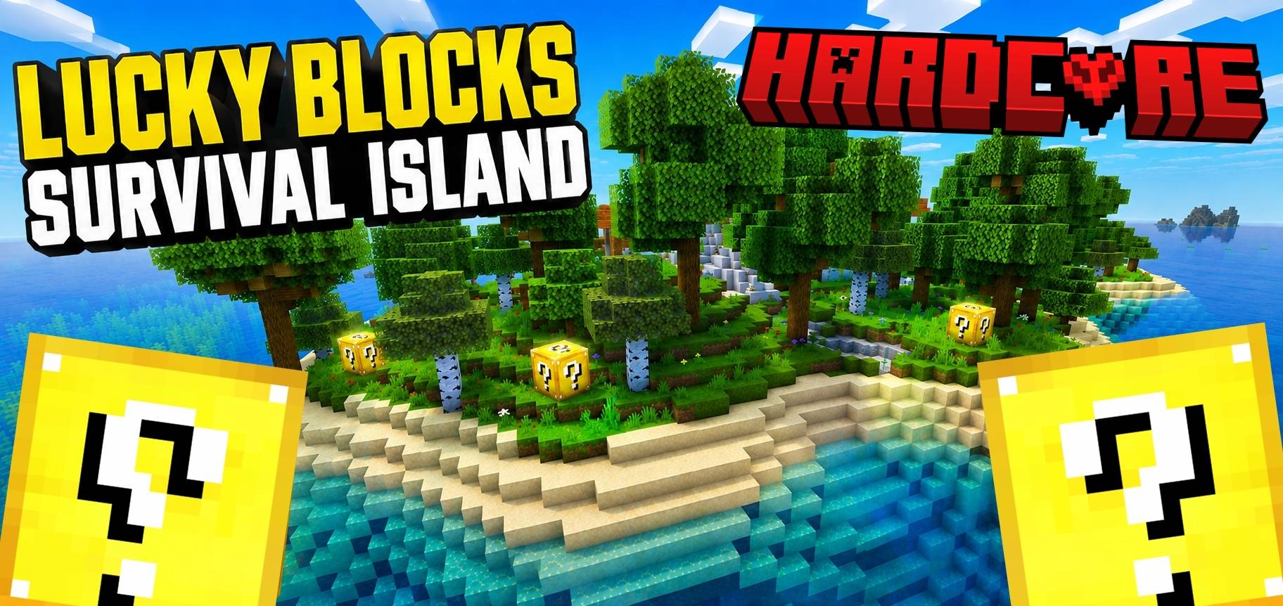 Lucky Blocks Survival Island - Hardcore Version — screenshot 1