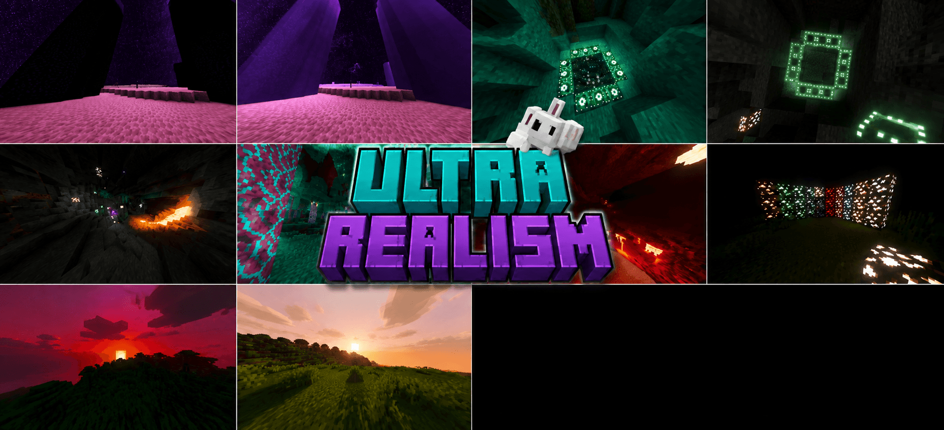 Ultra Realism | High Realistic | 3D Blocks,Glowing Ores | Beautiful — screenshot 1