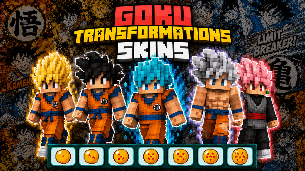 Dragon Ball Goku Transformations Skins — screenshot 1