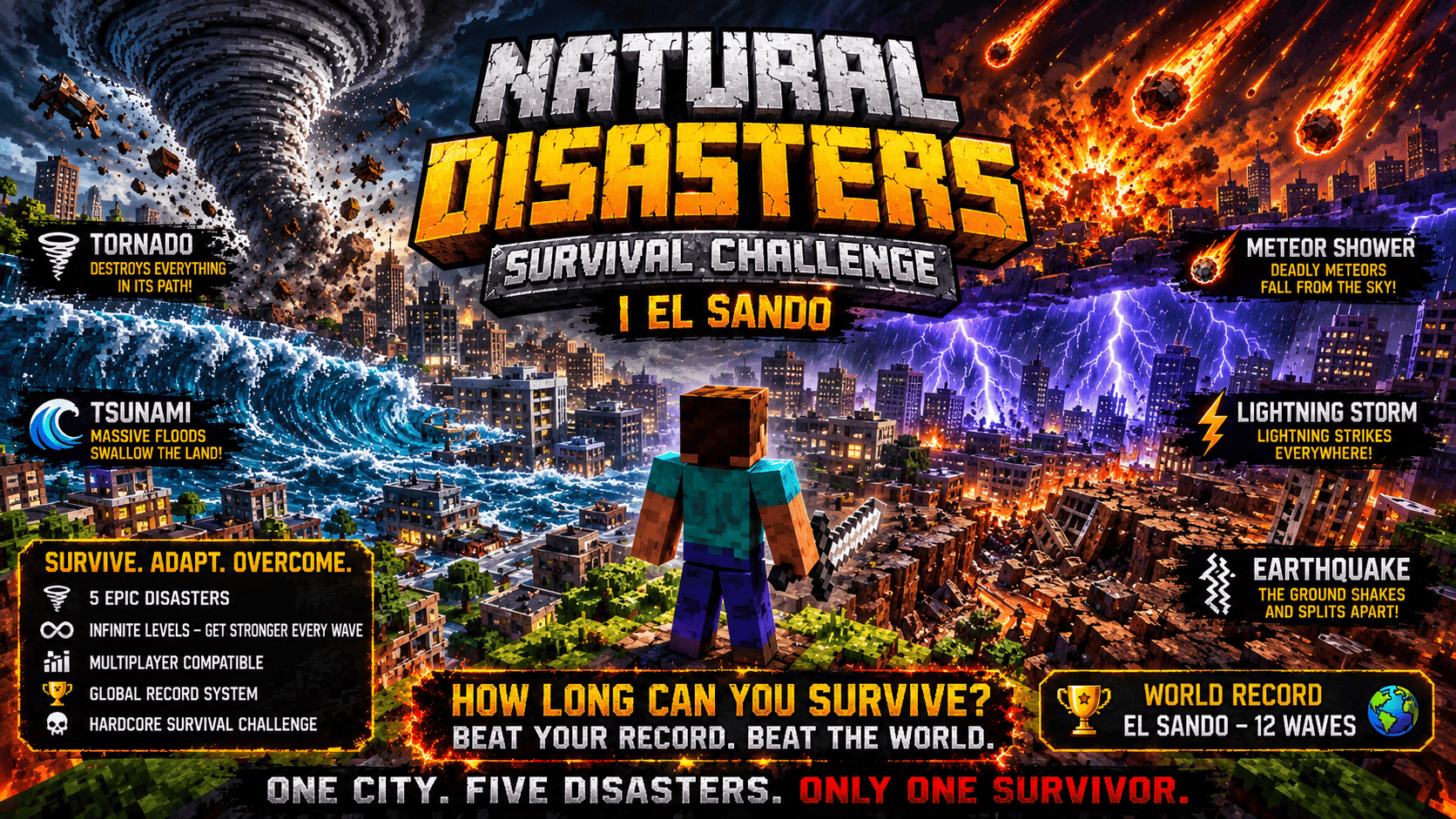 Natural Disasters: Survival Challenge | EL SANDO — screenshot 1