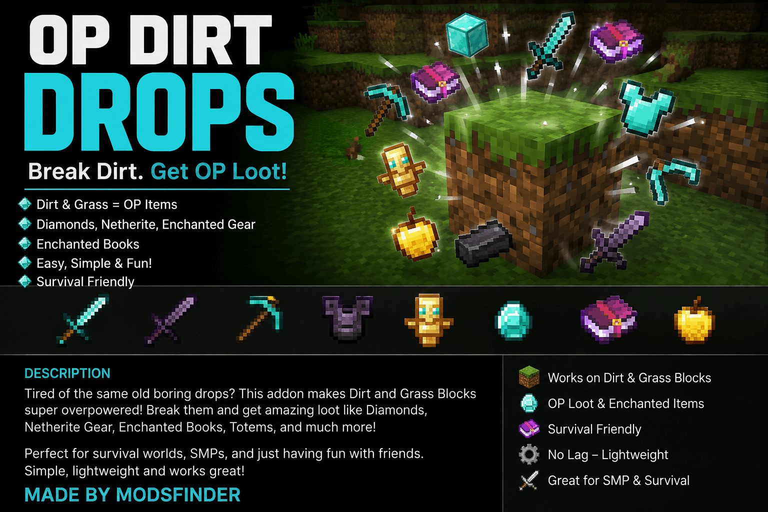 DIRT DROPS OP ITEMS — screenshot 1