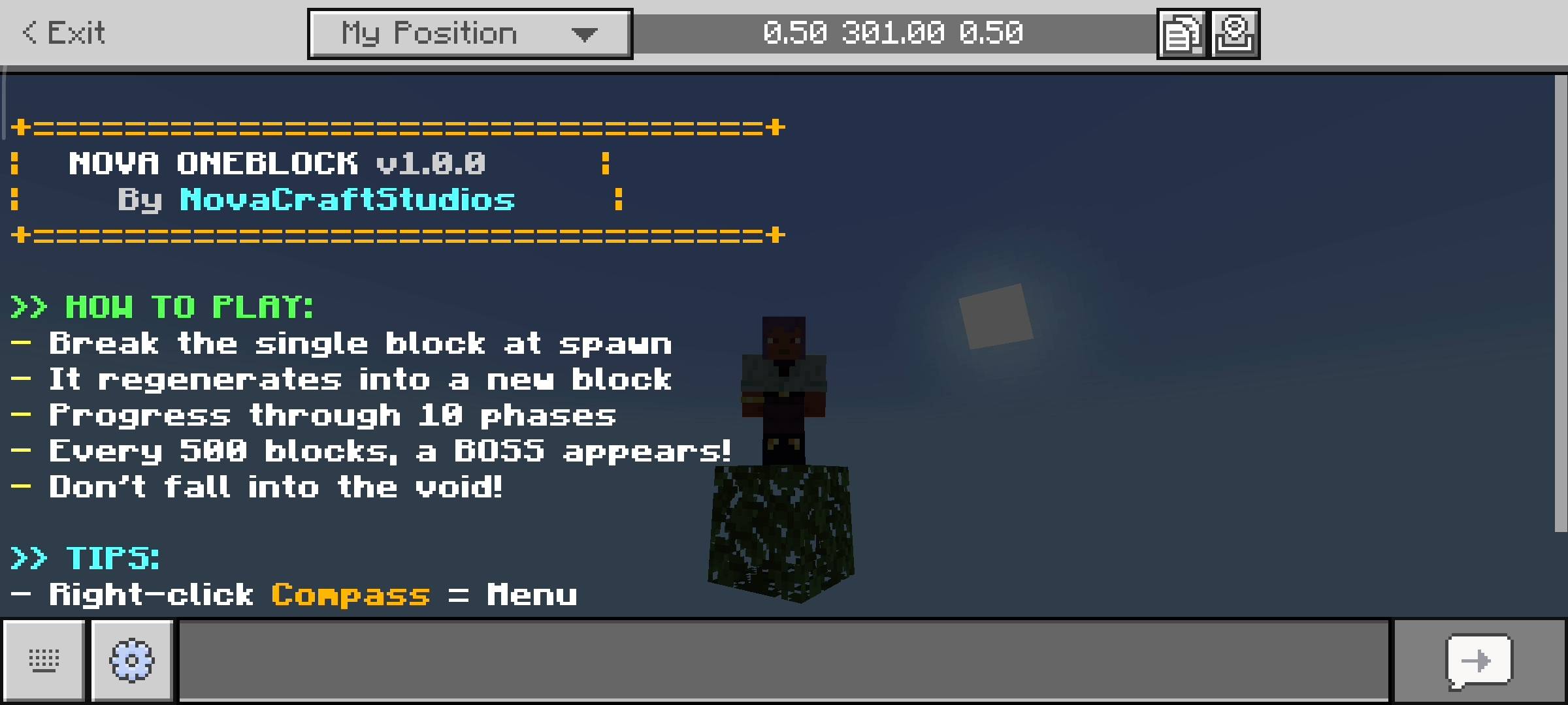 Nova OneBlock - Survival Challenge — screenshot 2