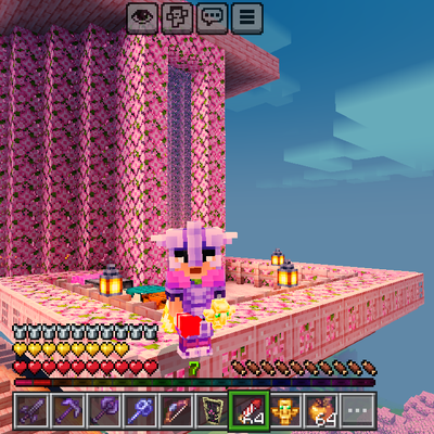 Cherry treehouse Made by MeowlYT and nari/narii