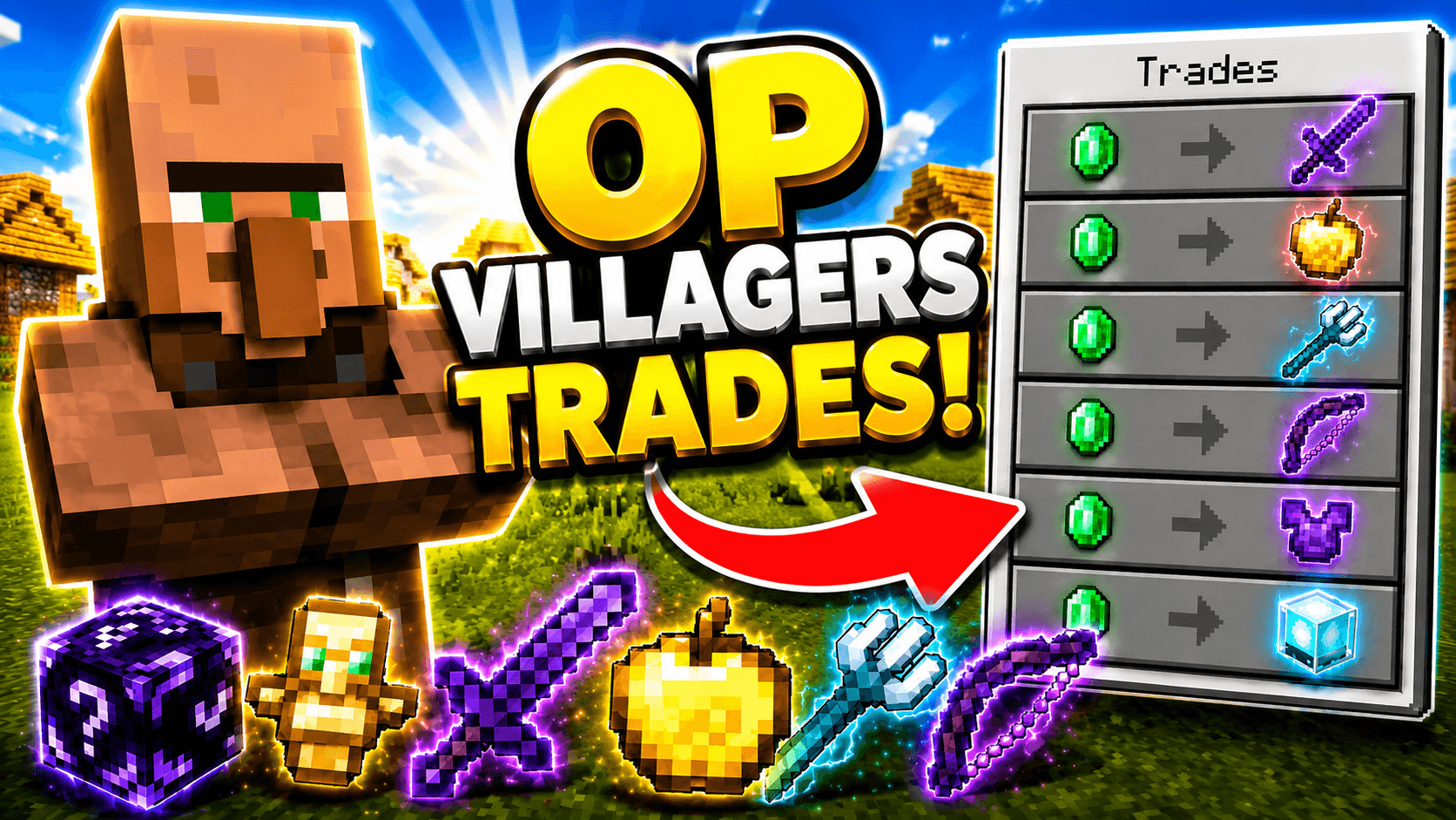 OP Villagers Trades — screenshot 1