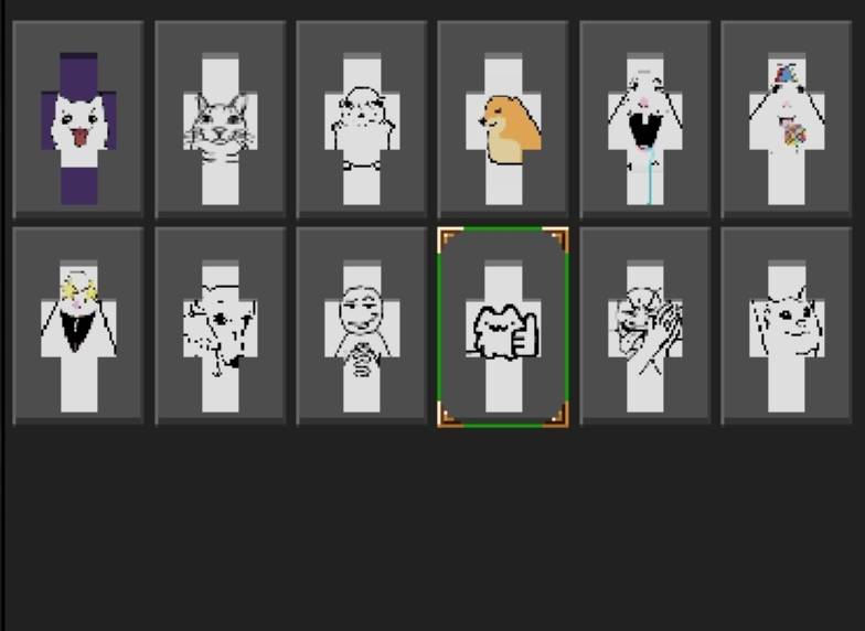 Random doodle & meme skins — screenshot 2