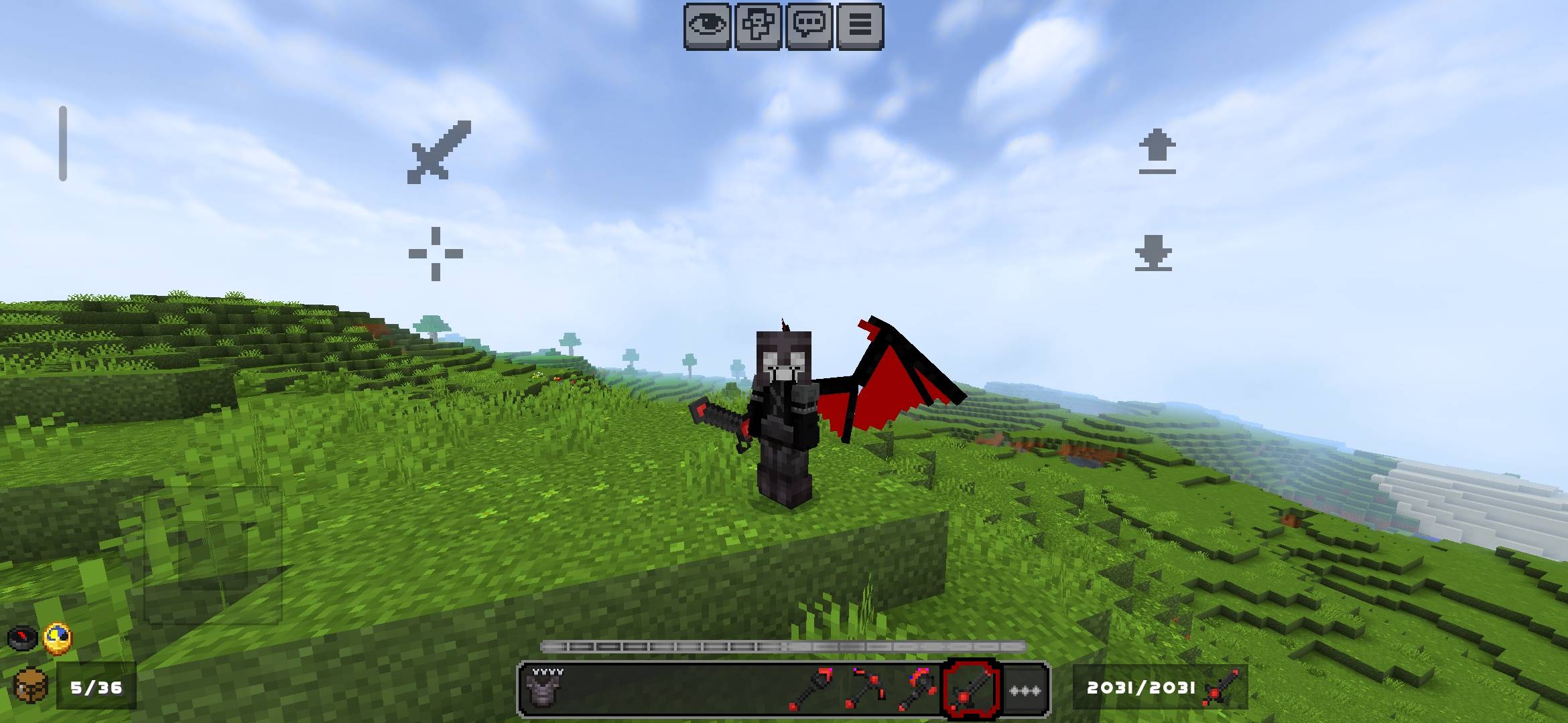 Void-Born Client Black and Red — screenshot 2