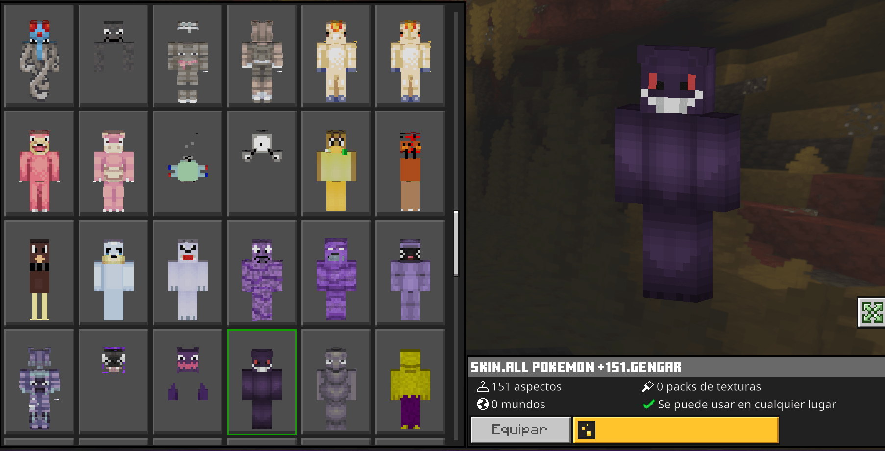 Pokemon Skin – All 151 Gen 1 Pokémon — screenshot 5