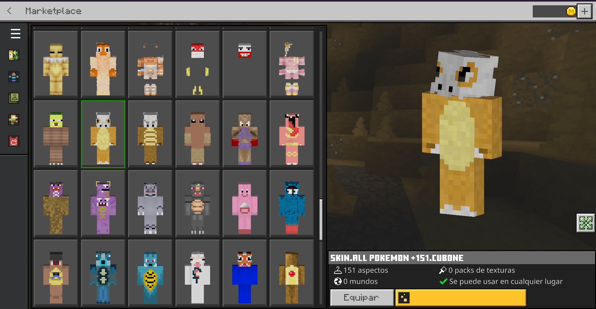 Pokemon Skin – All 151 Gen 1 Pokémon — screenshot 6