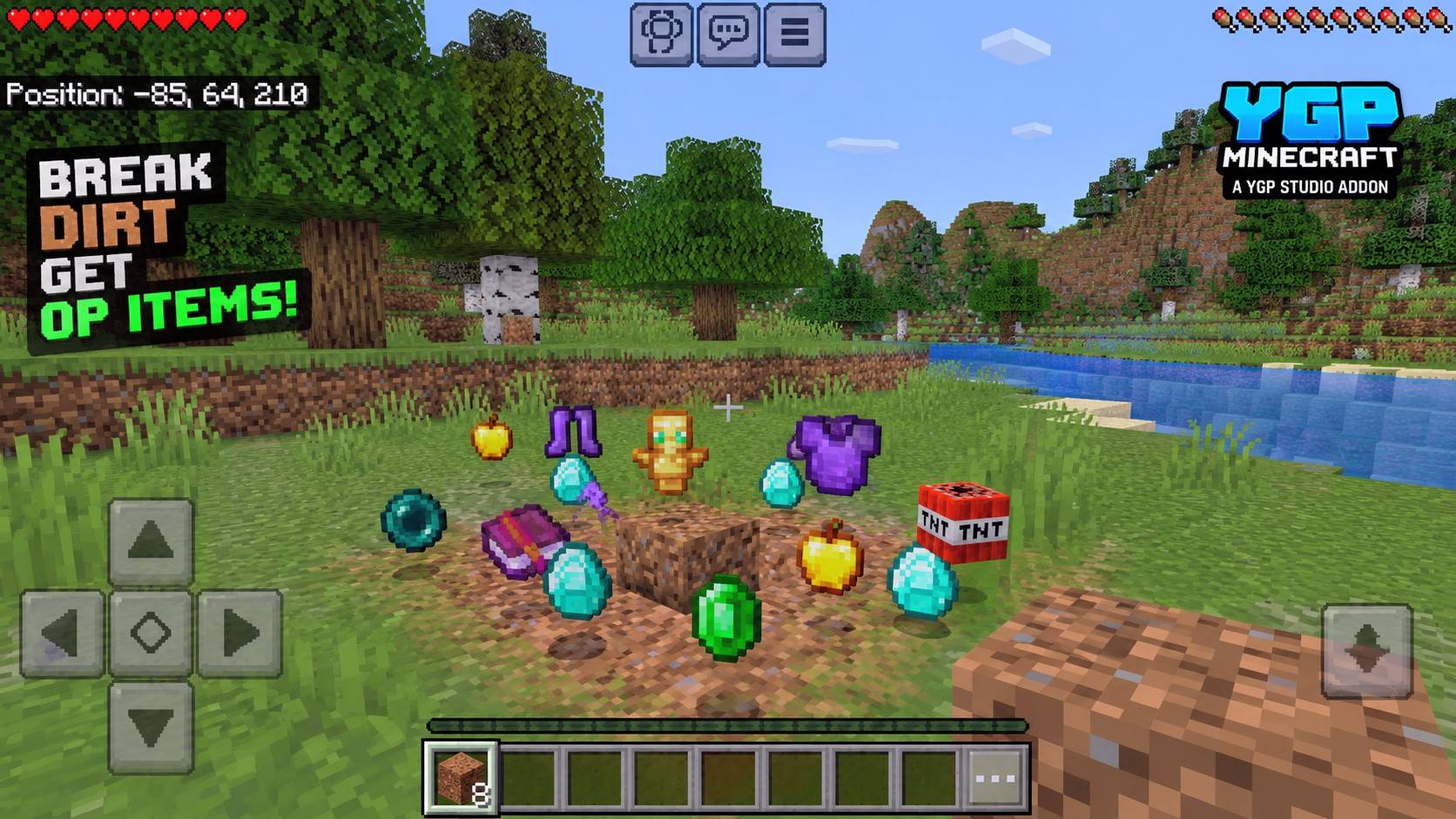 YGP! Dirt Gives OP Items — screenshot 1
