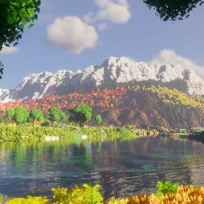 HorizonUIExtension-Minecraft Autumn Mountains