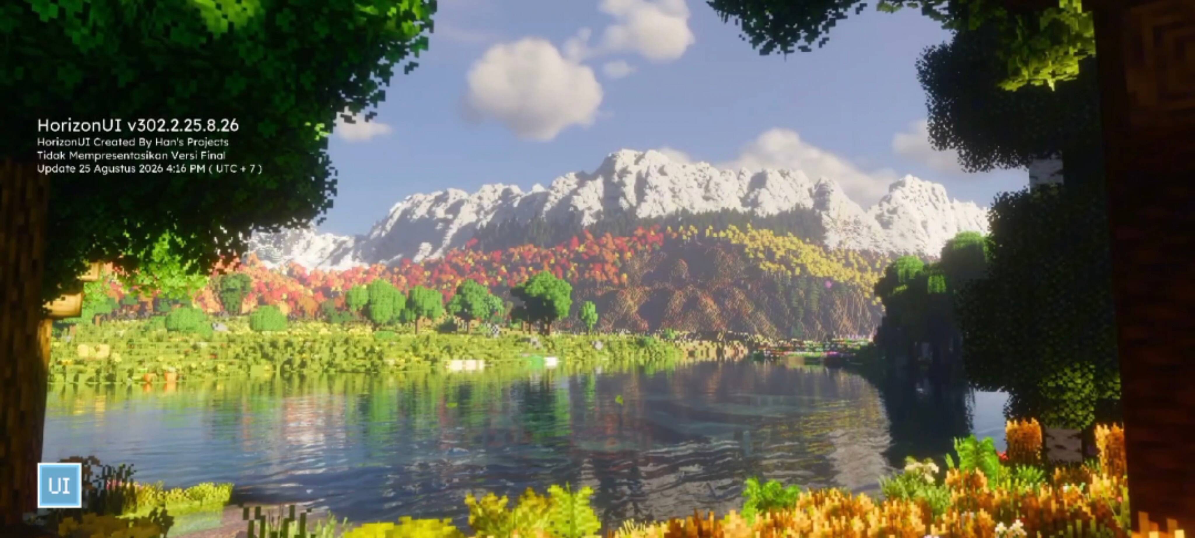 HorizonUIExtension-Minecraft Autumn Mountains — screenshot 1