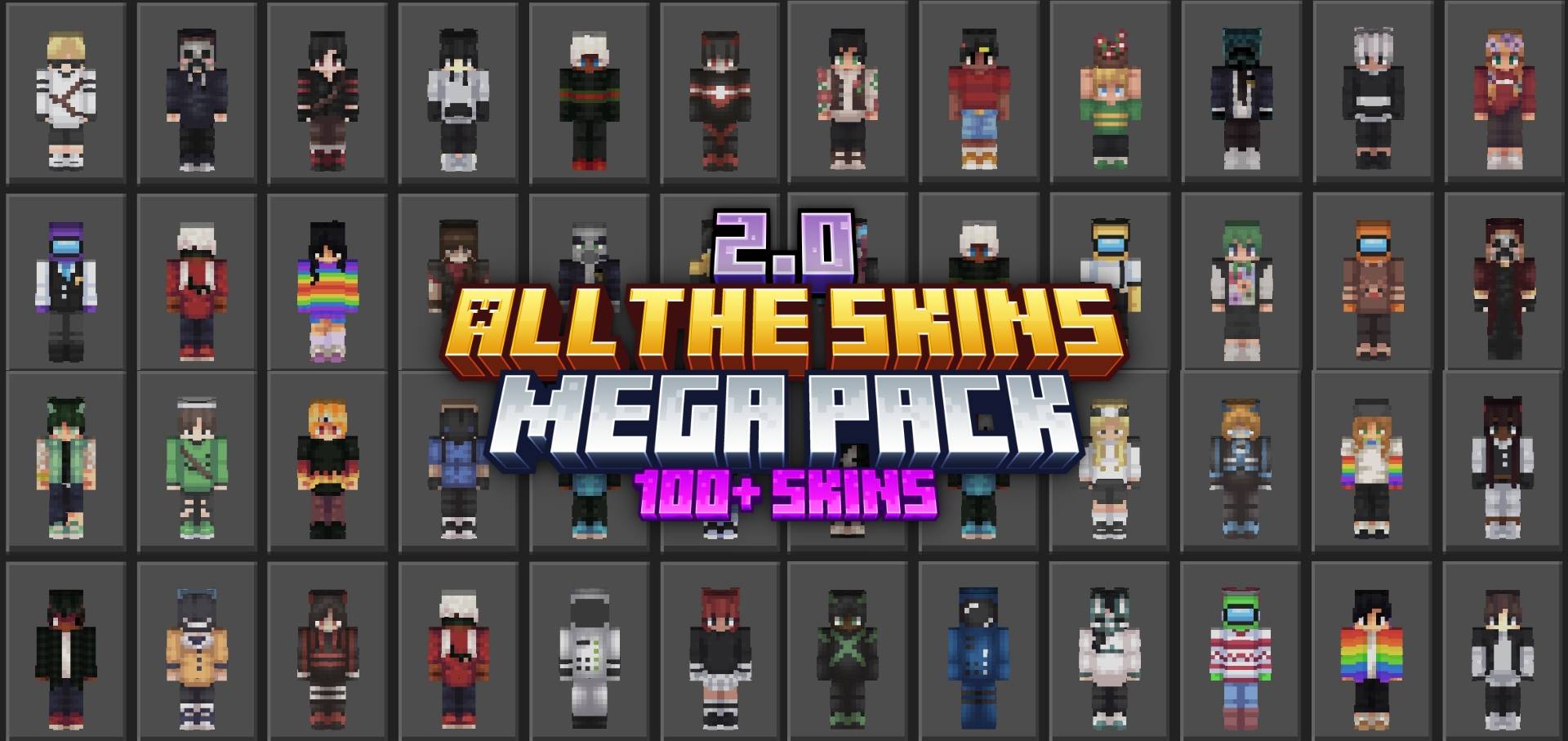All the Skins Part 2 - 100+ Skins MEGA PACK — screenshot 1