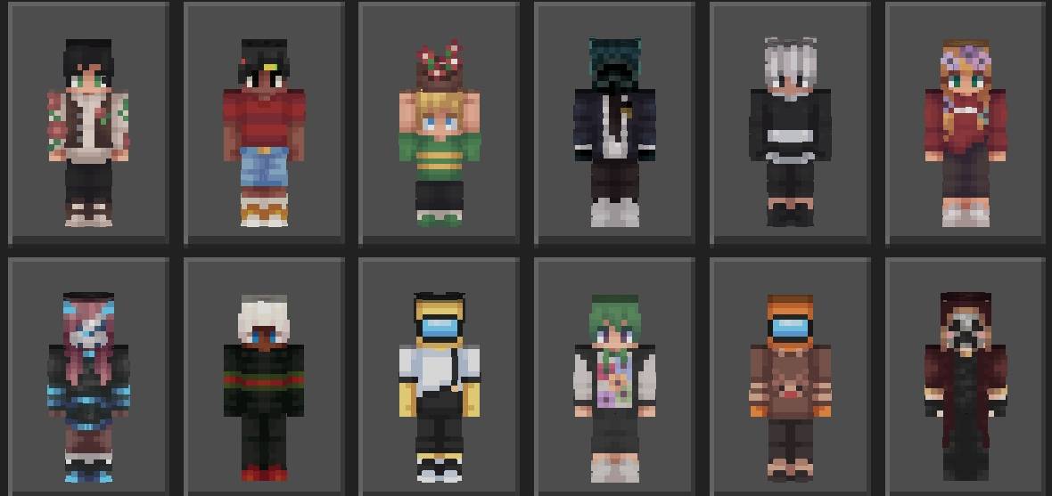 All the Skins Part 2 - 100+ Skins MEGA PACK — screenshot 3