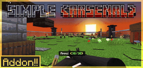 🔥GUNS 3D Mod and Addon Pack Download – SIMPLE ARSENAL ADD-ON!!🔥 — screenshot 1