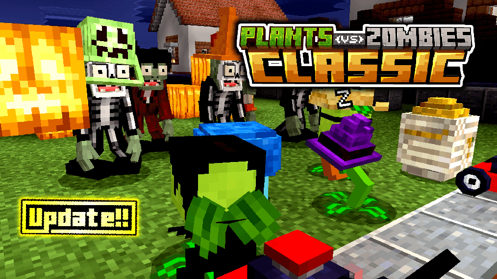[FIXED] Plants vs Zombies Classic | Minecraft PvZ Addon — screenshot 2