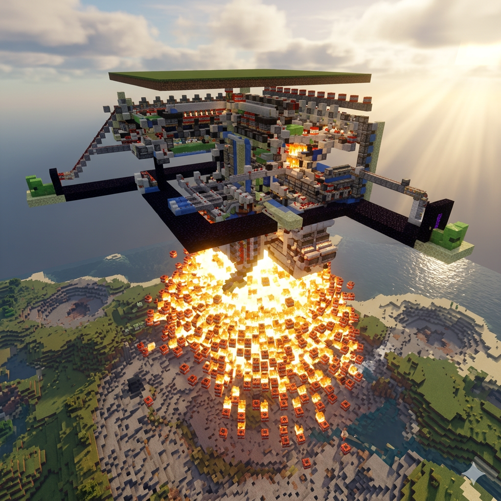 Orbital Strike Cannons Addon Minecraft Bedrock PE