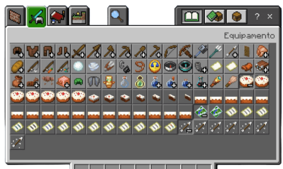 Cheats and secret items in the creative menu — screenshot 3