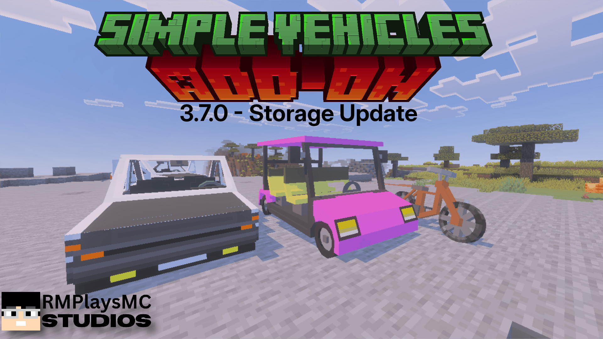 Simple Vehicles Addon RMPlaysMC YT Version — screenshot 2