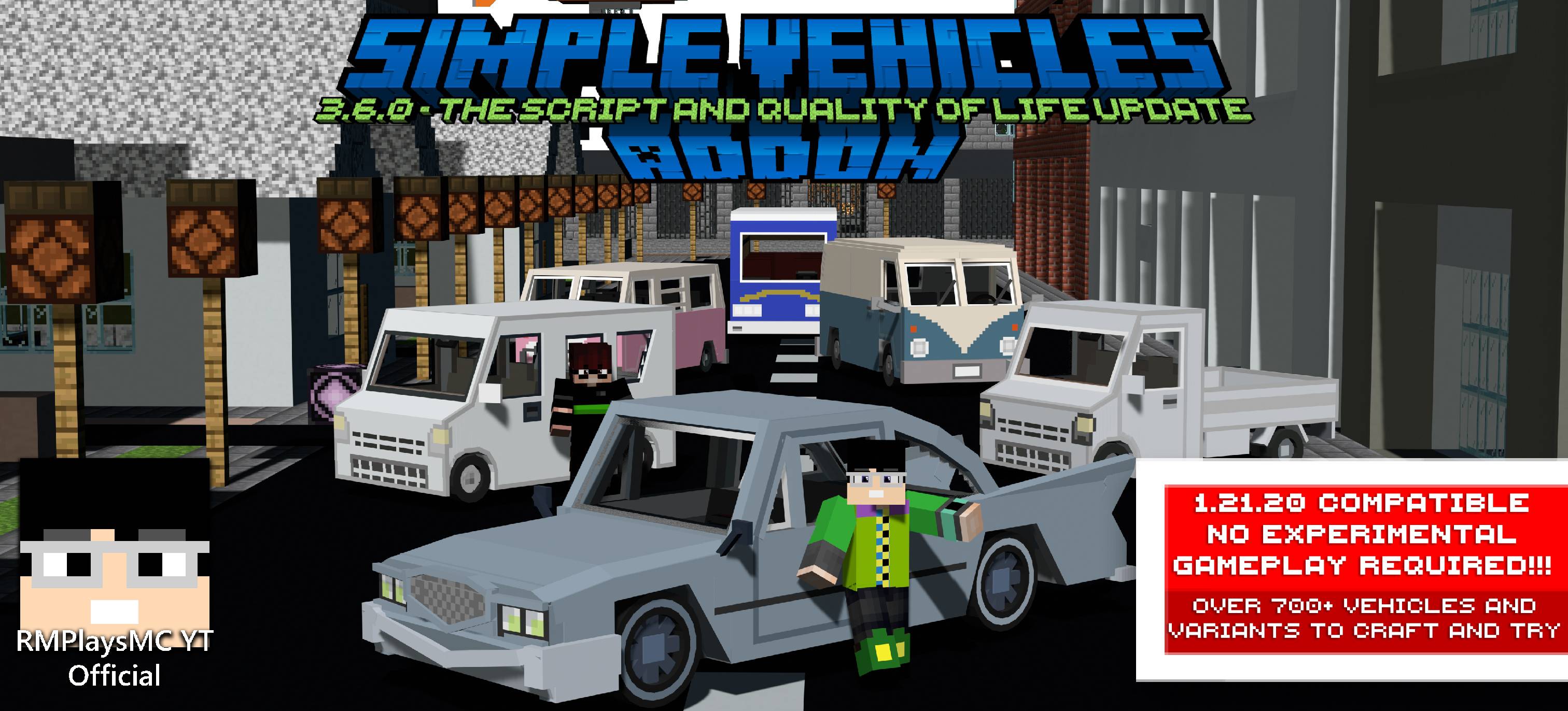 Simple Vehicles Addon RMPlaysMC YT Version — screenshot 3