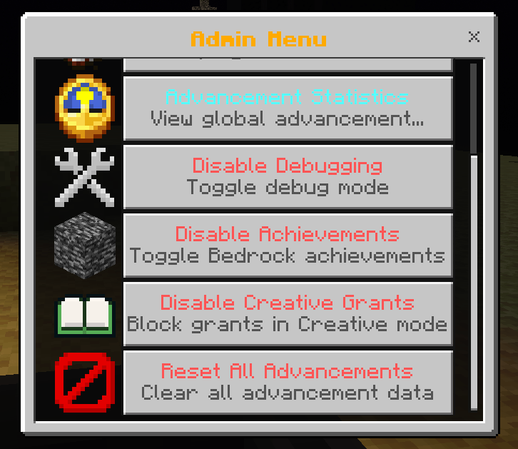 Bedrock Advancements — screenshot 4